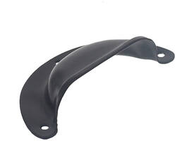 Komgreep geperst 73x33mm zwart