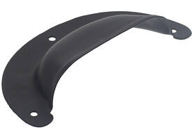 Komgreep geperst 96x43mm zwart