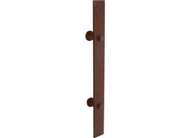 Deurgreep plat 400x40mm tbv schuifdeur antiek