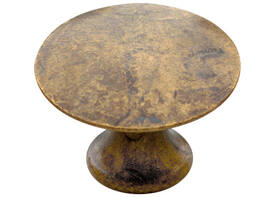 Meubelknop glad rond ø25mm antiek
