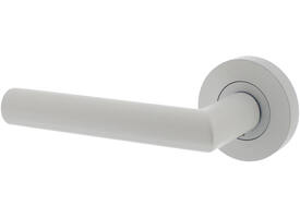 Gatdeel links Bastian op rozet verdekt ø52x10mm met nokken wit