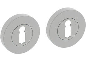 Sleutelrozetten verdekt ø52x10mm met nokken wit