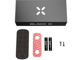 Black X xPad ovaal 100x42mm wit