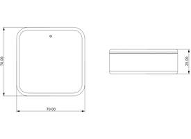 Black X Wi-Fi bridge 70x70x25mm met kabel Type C USB wit