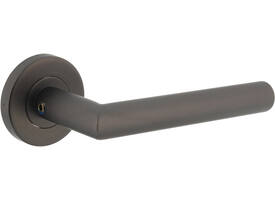 Gatdeel rechts Jura op rozet verdekt ø53x8mm met nokken antraciet grijs