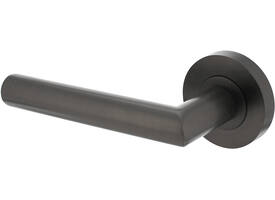 Gatdeel links Bastian op rozet verdekt ø52x10mm met nokken antraciet grijs