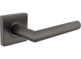 Deurkruk Bastian op rozet verdekt 55x55x10mm met nokken antraciet grijs