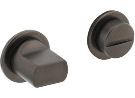 WC-sluiting zelfklevend ø30x3mm met stift 8x8mm antraciet grijs