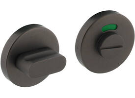 WC-sluiting verdekt ø53x8mm met nokken en stift 8x8mm antraciet grijs