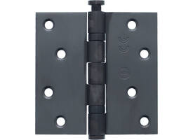 Kogellagerscharnier recht 3,5" (89x89x2,5mm) CE inclusief schroeven PVD antraciet
