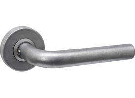 Gatdeel Luzern op rozet verdekt ø53x10mm rvs getrommeld