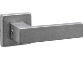 Gatdeel Amsterdam op rozet verdekt 53x53X10mm rvs getrommeld