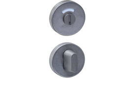 WC-sluiting verdekt ø53x10mm met stift 8x8mm rvs getrommeld