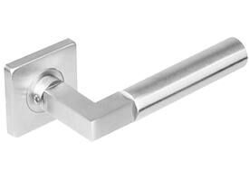 Gatdeel Baustil op rozet verdekt 53x53x8mm met nokken rvs