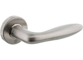 Deurkruk Jupiter op rozet verdekt ø53x10mm rvs