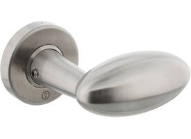 Deurkruk Golfclub op rozet verdekt ø53x10mm rvs