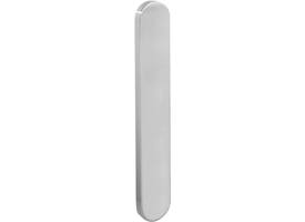 Schilden ovaal verdekt XL 278x40x10mm geheel blind rvs