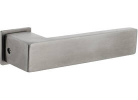 Deurkruk Amsterdam met rozet zelfklevend 30x30x3mm rvs