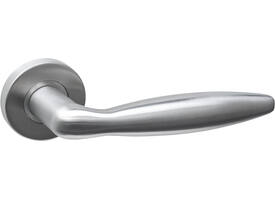 Deurkruk Jupiter basic op rozet verdekt ø53x10mm rvs