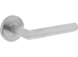 Deurkruk Jura basic op rozet verdekt ø53x9mm rvs
