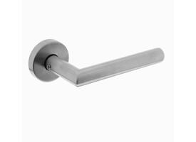 Deurkruk Jura met rozet verdekt ATP ø51x10mm met nokken rvs