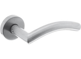 Deurkruk Lisa/90° met rozet verdekt ATP ø51x10mm met nokken rvs