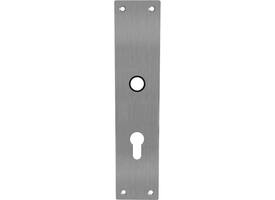 Schilden rechthoekig 250x55x2mm profielcilindergat 72mm rvs