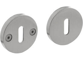 Sleutelrozetten éénzijdig verdekt ø55x8mm met nokken ø8mm rvs