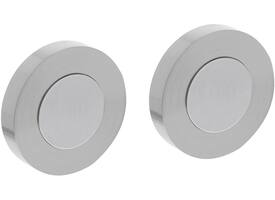 Afdekrozetten verdekt ø53x10mm met nokken rvs