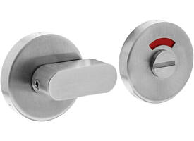 WC-sluiting verdekt ø53x10mm met comfortknop en stift 8x8mm rvs