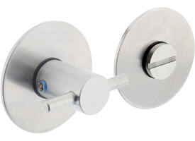 WC-sluiting zelfklevend ø55x2mm met stift 5x5mm rvs