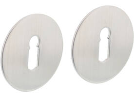Sleutelrozetten zelfklevend ø55x2mm rvs