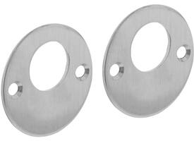 Rondcilinderrozetten Ø51x2mm rvs