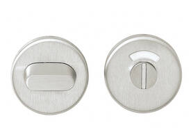 WC-sluiting verdekt ø53x10mm met stift 5x5mm rvs