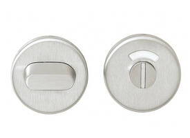 WC-sluiting verdekt ø53x10mm met stift 6x6mm rvs