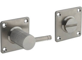 WC-sluiting 42x42x2mm met stift 8x8mm rvs