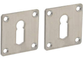 Sleutelrozetten 42x42x2mm rvs