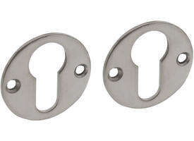 Cilinderrozetten ø42x2mm rvs