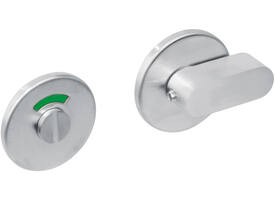 WC-sluiting verdekt ø53x5mm met comfortknop en stift 8x8mm rvs