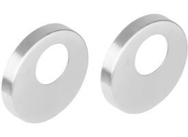 Rondcilinderrozetten verdekt ATP ø51x10mm met nokken rvs