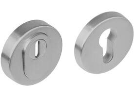 SKG3 veiligheidsrozetten rond verdekt basic ø54x12mm profielcilindergat met kerntrekbeveiliging rvs