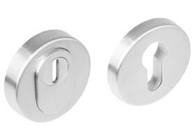 SKG3 veiligheidsrozetten rond verdekt ø52x12mm profielcilindergat met kerntrekbeveiliging rvs