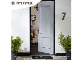 SKG3 veiligheidsbeslag rechthoekig 250x50mm greep/kruk Jura profielcilindergat 72mm met kerntrekbeveiliging rvs