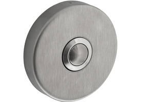 Deurbel rond ø53x10mm verdekt rvs