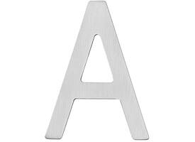 Huisletter A 100mm rvs