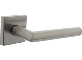 Deurkruk Jura met rozet massief verdekt 53x53x10mm met nokken rvs