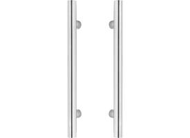 Deurgrepen T-vorm 700x80x30mm hart op hart 500mm rvs