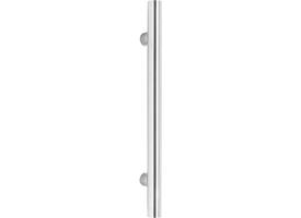 Deurgreep T-vorm 1000x80x30mm hart op hart 800mm rvs