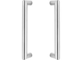 Deurgrepen Hoek 90° 325x70x25mm hart op hart 300mm rvs