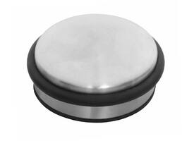 Deurstop Rondo ø100x50mm, aanslag hoogte 31mm rvs
